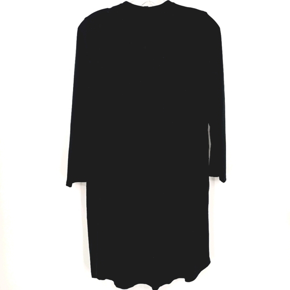 Eileen Fisher Women's PP Button-Down Black Dress - Picture 7 of 11